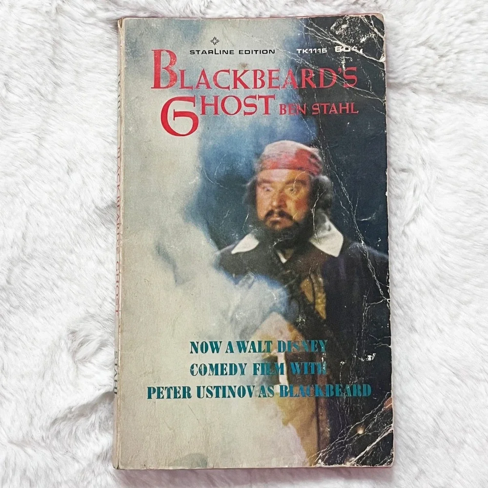 1968 Paperback Blackbeard's‎ Ghost by Ben Stahl Scholastic Starline Edition
